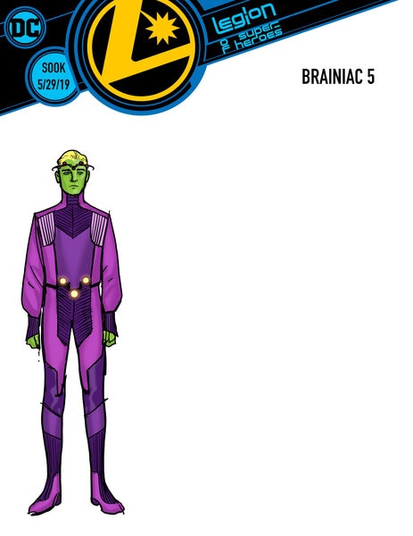 LOSH Brainiac 5 Character Design