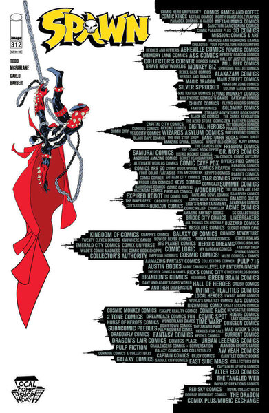 Spawn Local Comic Shop Day cover