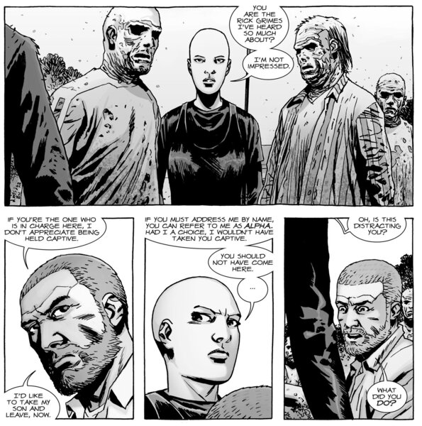 The Walking Dead issue 143 screen grab