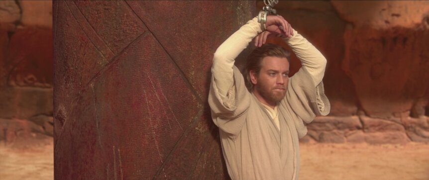 Obi-Wan Kenobi Ewan McGregor in Star Wars Attack of the Clones