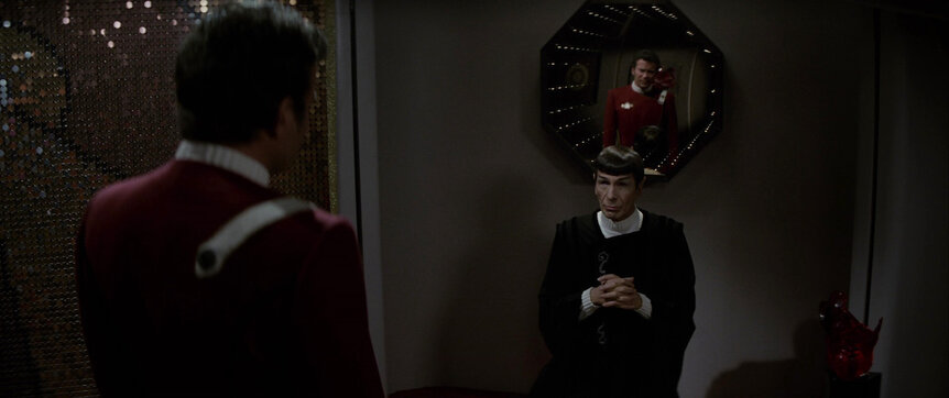 Star Trek 2 Spock Quarters BLU-RAY SCREENGRAB
