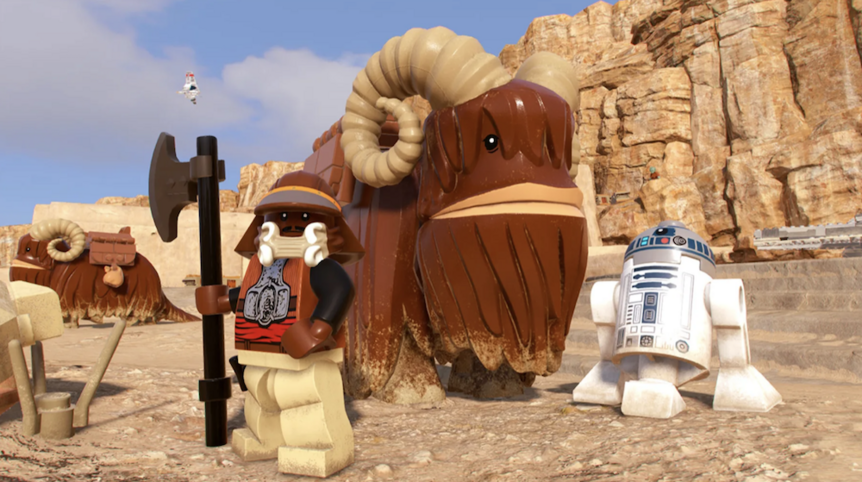 A screengrab from the game LEGO® Star Wars™: The Skywalker Saga.