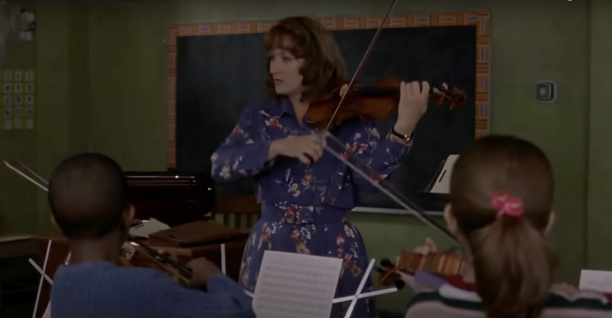 A screengrab from the film Music of the Heart (1999)