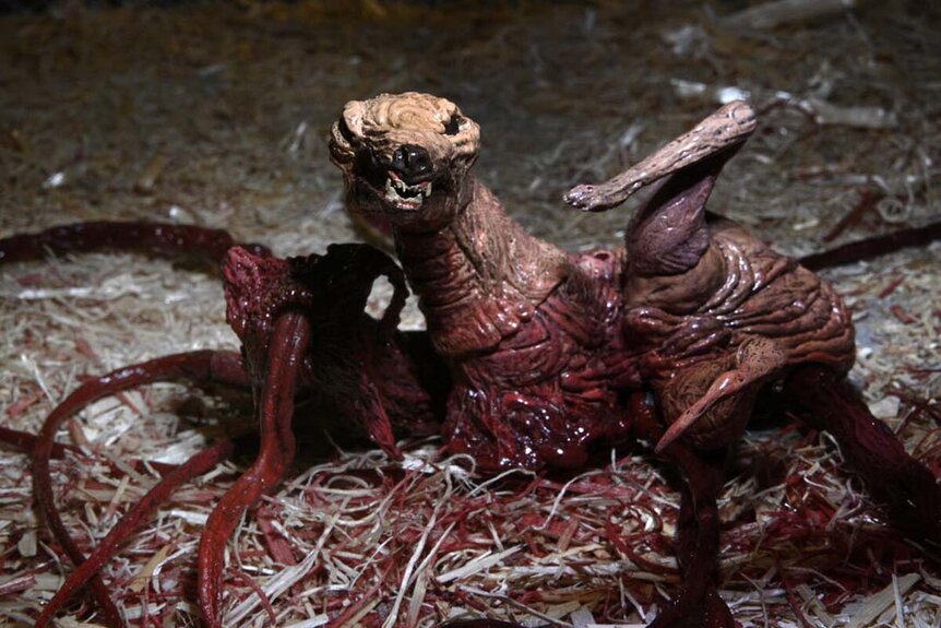 A photo of The Thing Ultimate Dog creature action figure