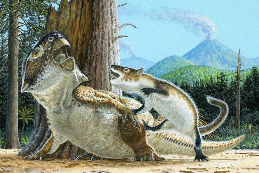 Dino-mammal illustration
