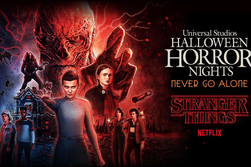 Universal Studios' Halloween Horror Nights x Stranger Things Artwork
