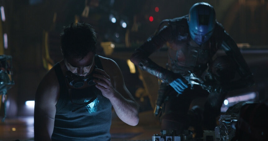 Avengers: Endgame Tony and Nebula