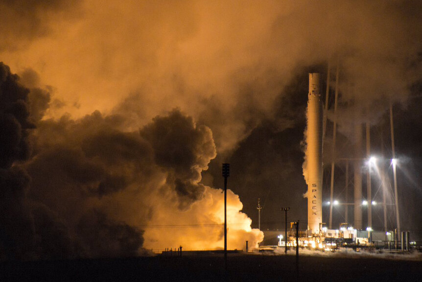 Falcon 9 booster test