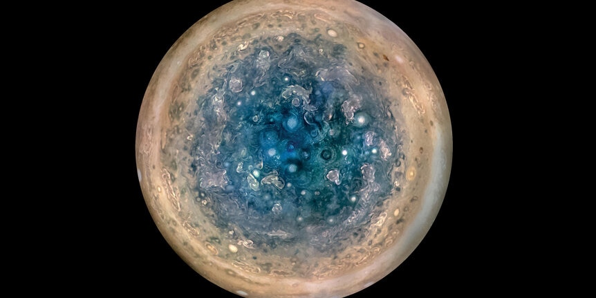 Jupiter's south pole