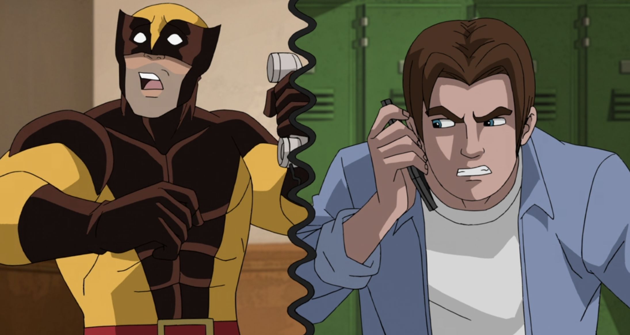 Ultimate Spider-Man Wolverine body-swap hero