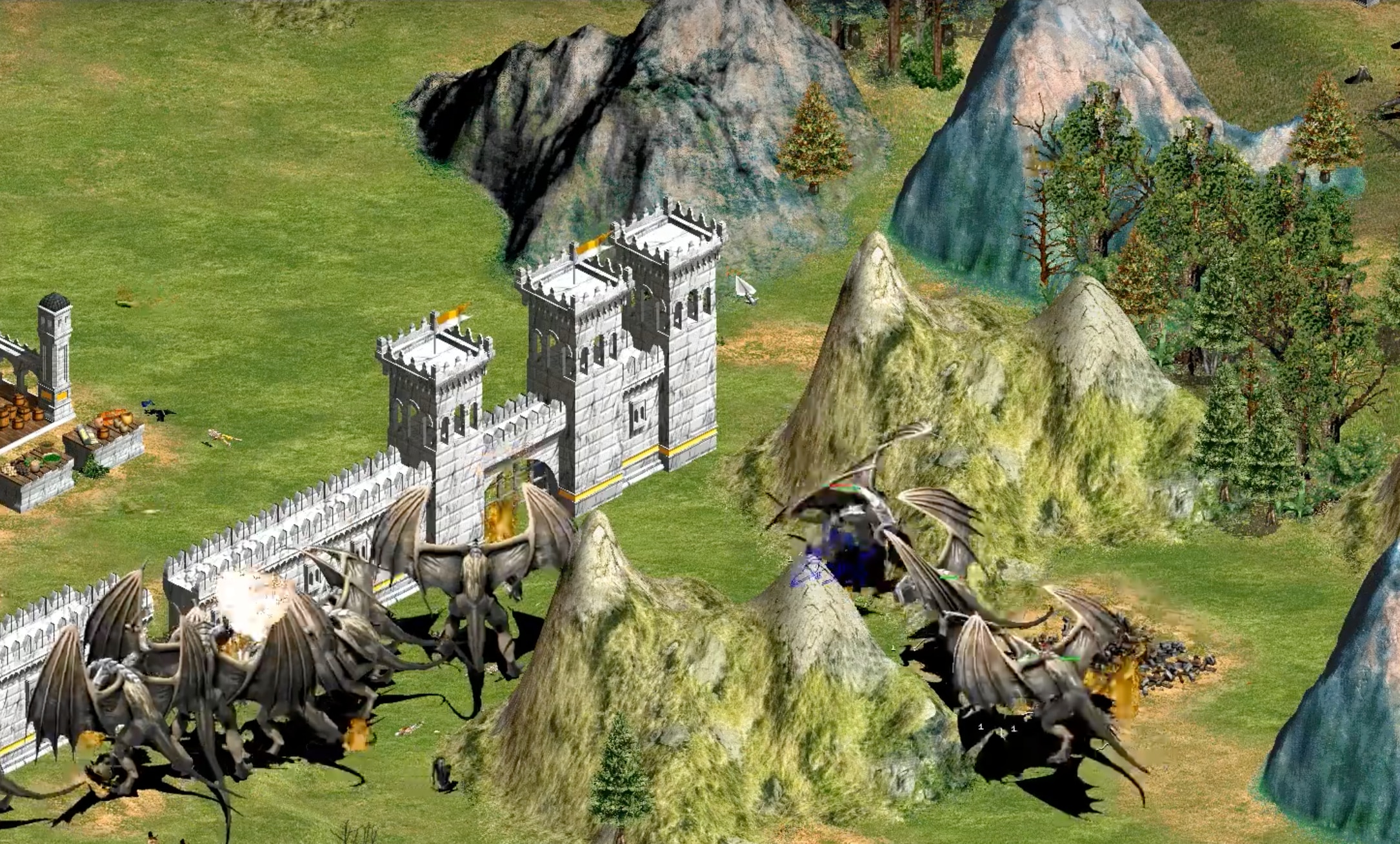 Age of Empires Властелин колец. Крепость Рохана. Средиземье 10