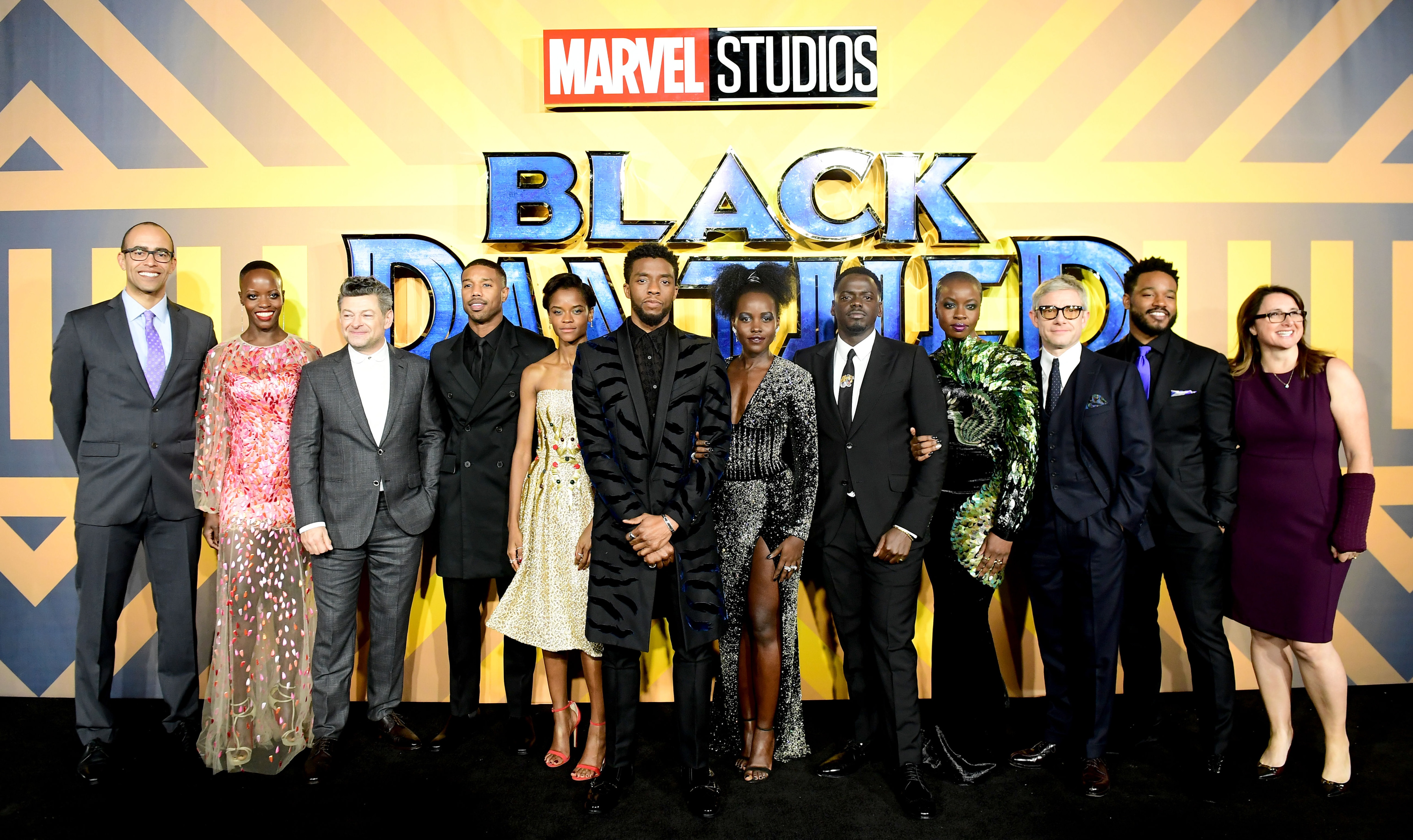 Black Panther premiere cast - Getty