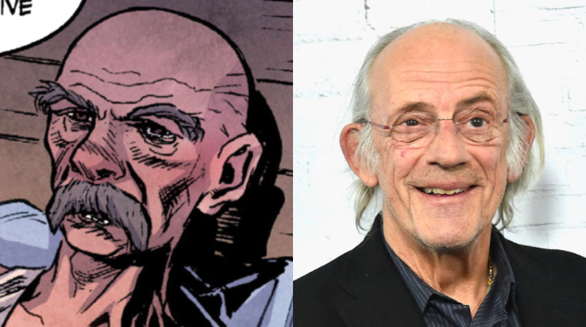 Christopher Lloyd as the Shopkeeper