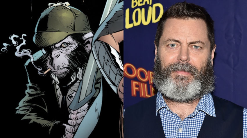 Nick Offerman as Detective Chimp