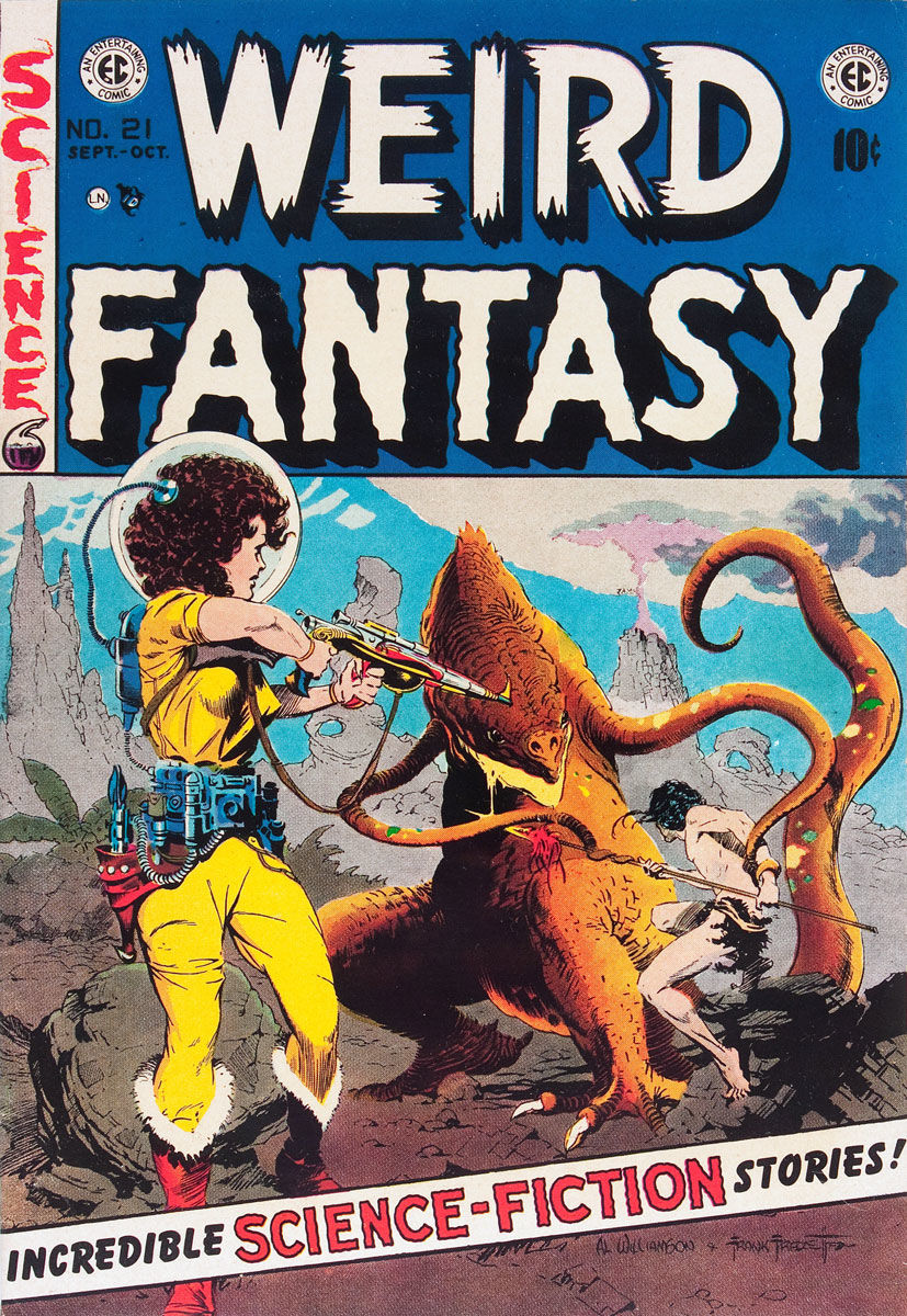 EC Comics Weird Fantasy No. 21 Cover
