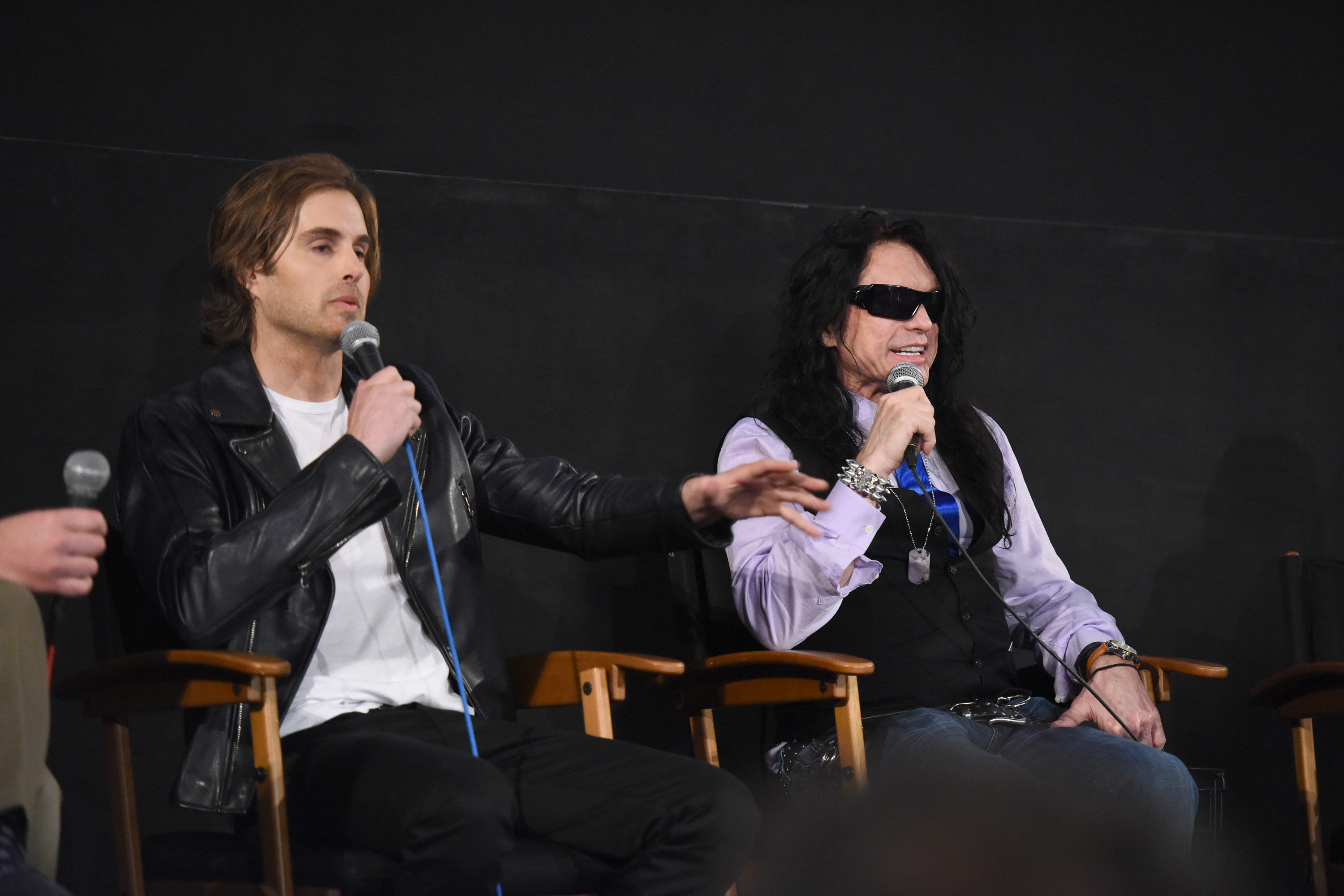 Tommy Wiseau and Greg Sestro getty