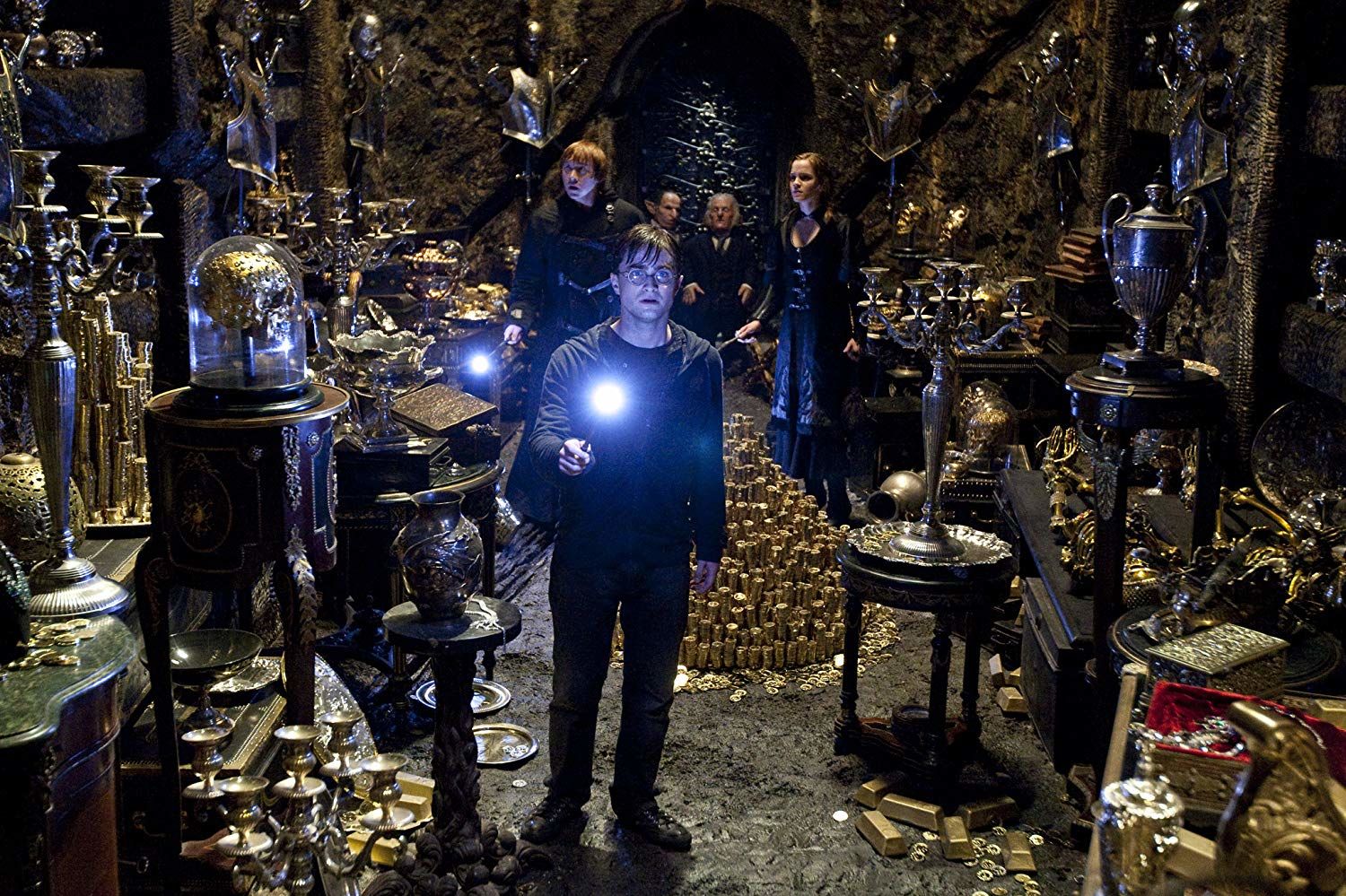The Lestrange vault at Gringotta in Harry Potter and the Deathly Hallows Part 2