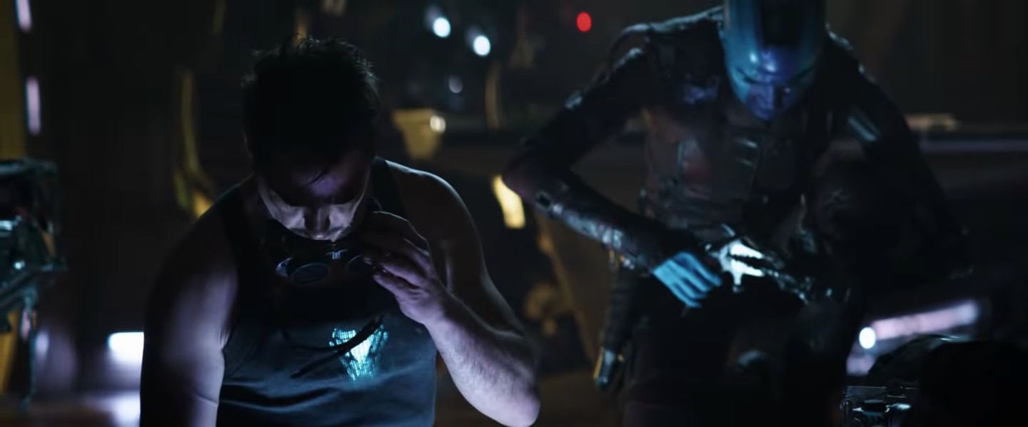 Avengers: Endgame Tony Stark and Nebula