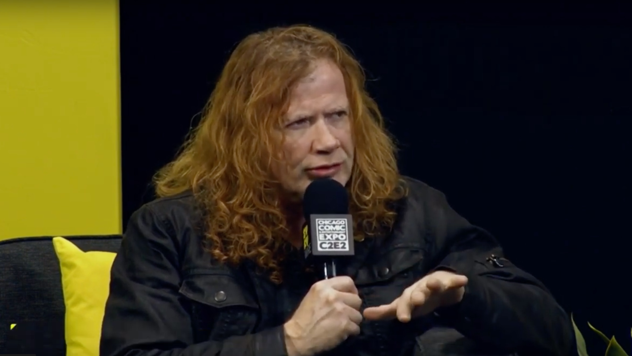 Megadeth's Dave Mustaine at C2E2