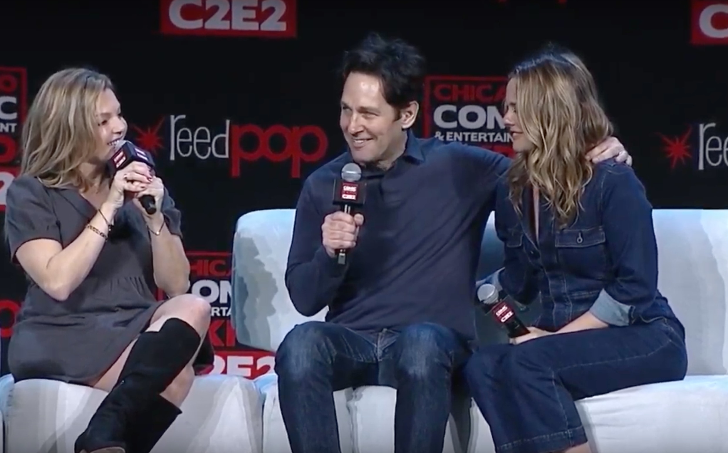 Paul Rudd and the cast of Clueless at C2E2 2019