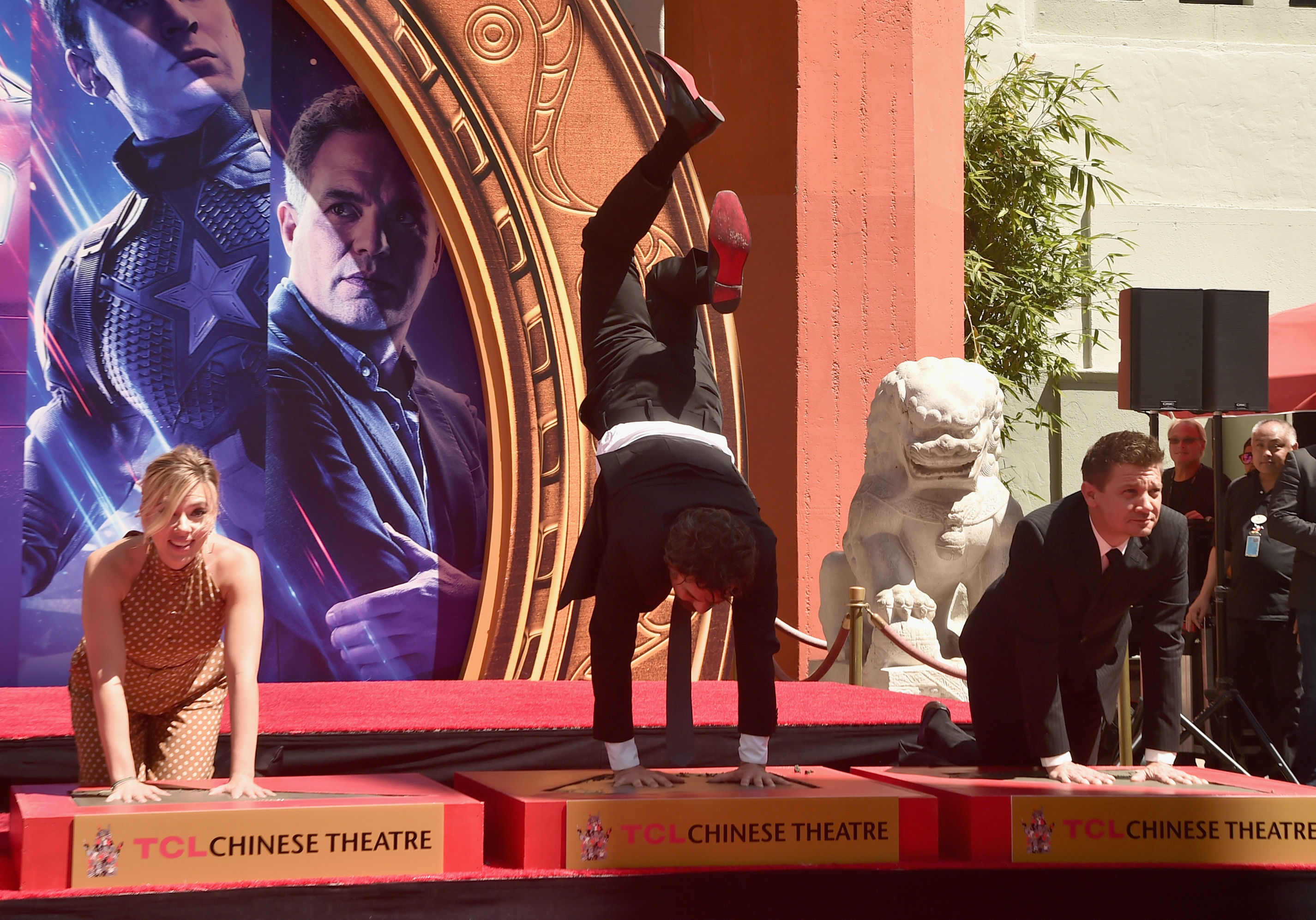Avengers cast at the TCL Chinese Theatre
