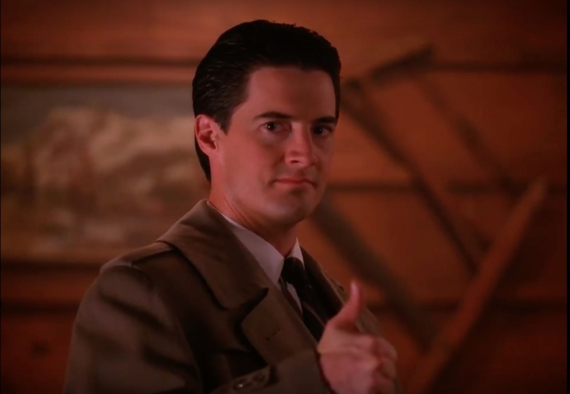 Agent Dale Cooper (Kyle MacLachlan) from Twin Peaks, courtesy of ABC