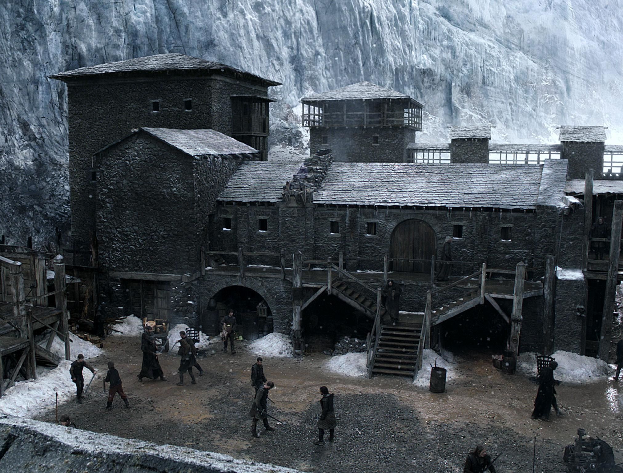 Castle Black guards The Wall in HBO's Game of Thrones