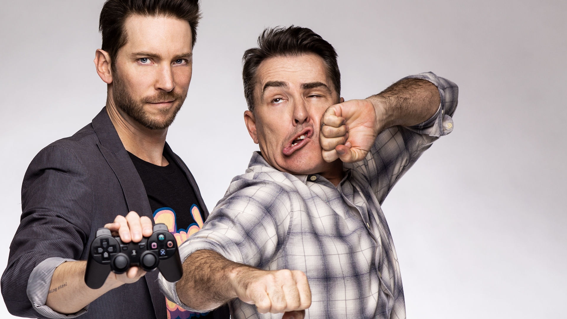 Nolan North and Troy Baker