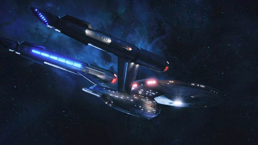 The USS Enterprise on Star Trek: Discovery 