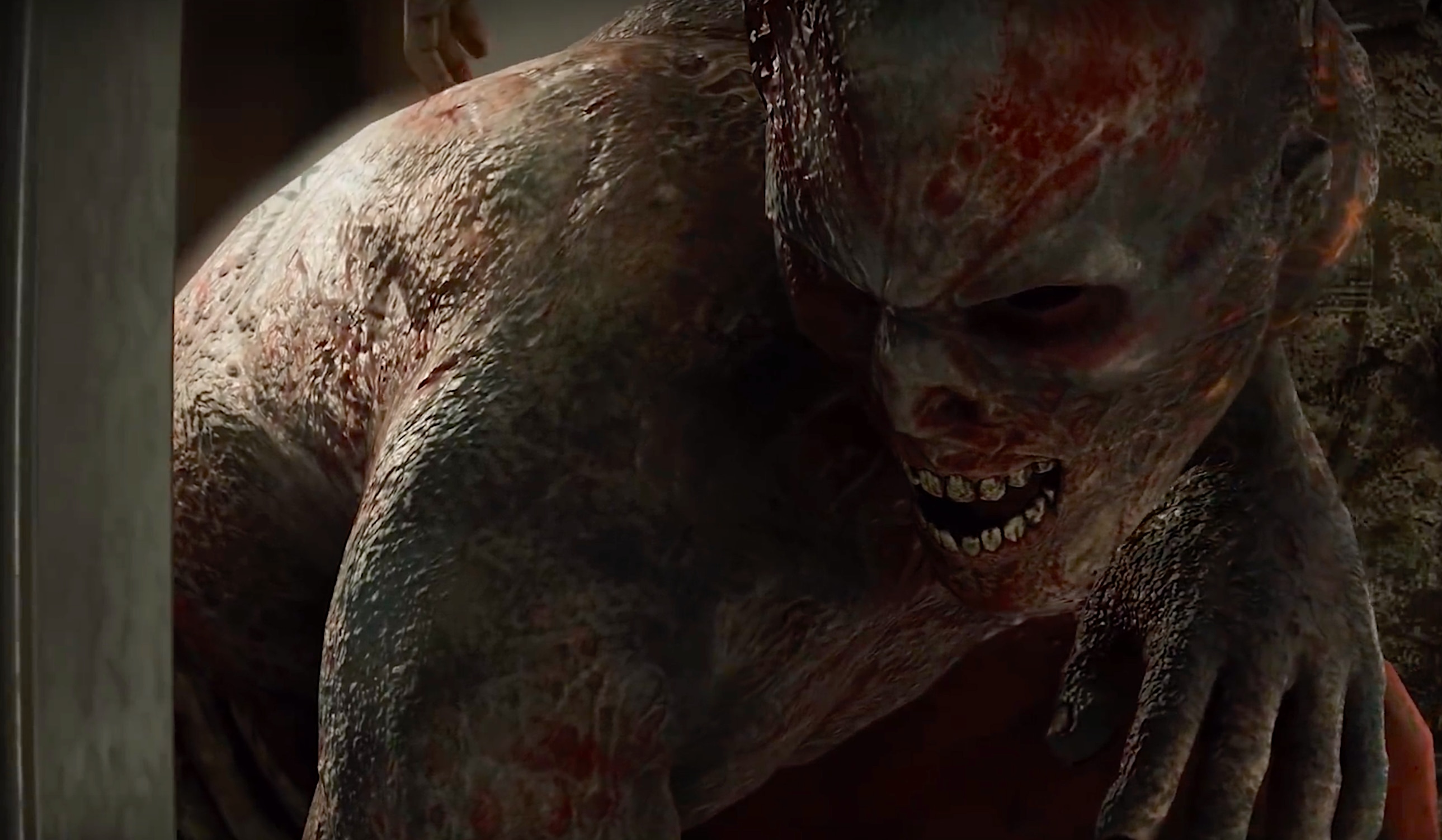 A zombie meances in the World War Z video game