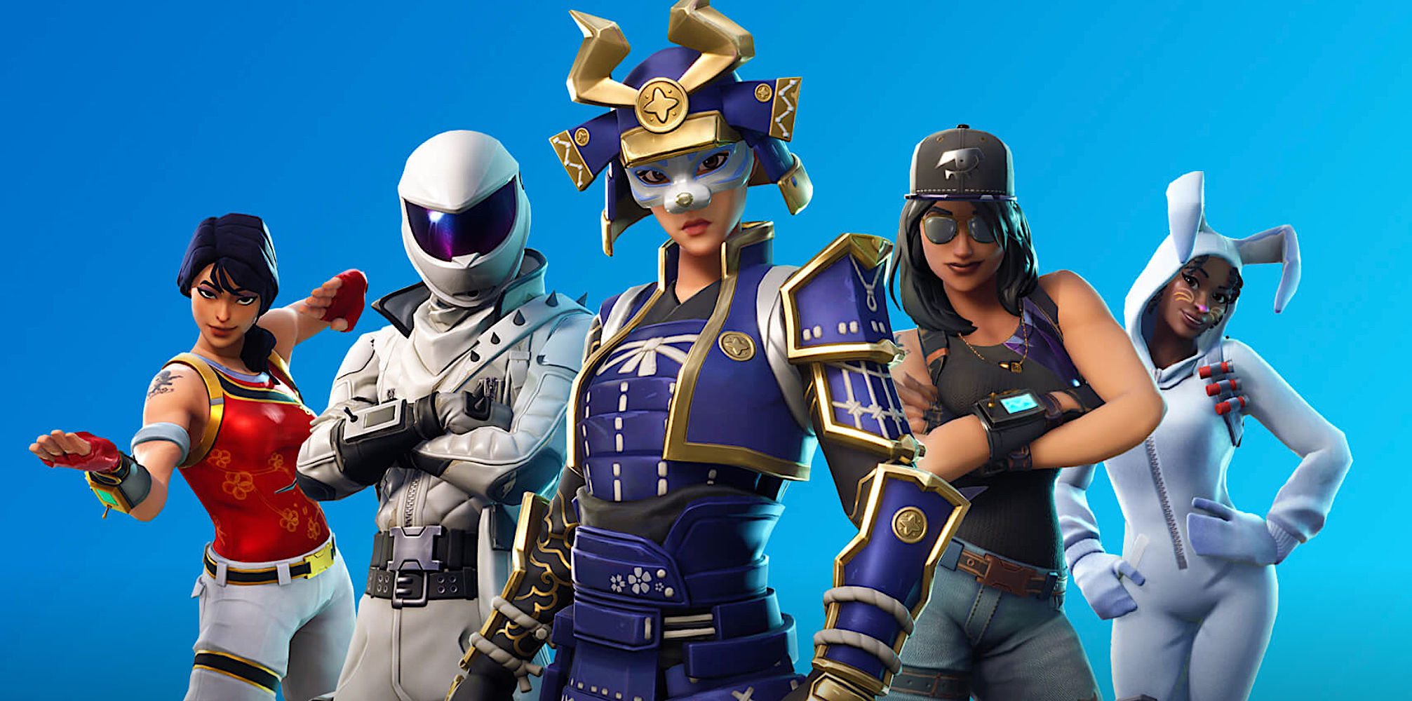 Characters in Fortnite from Epic Games