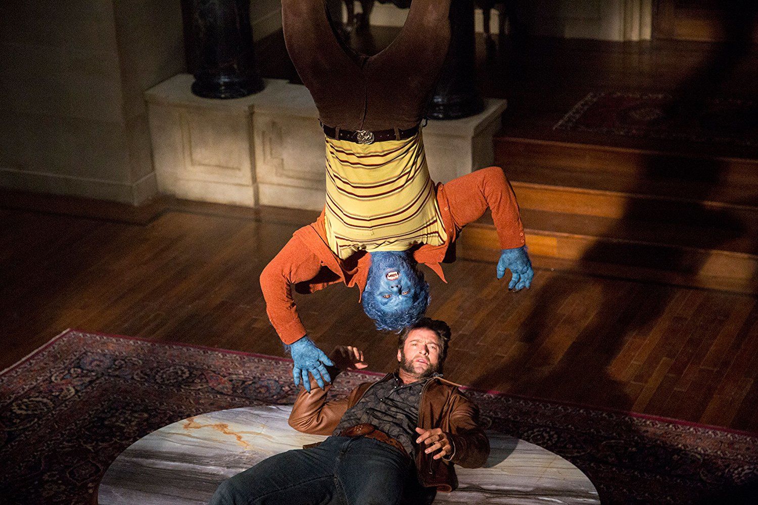 Hank and Logan in X-Men Days of Future Past