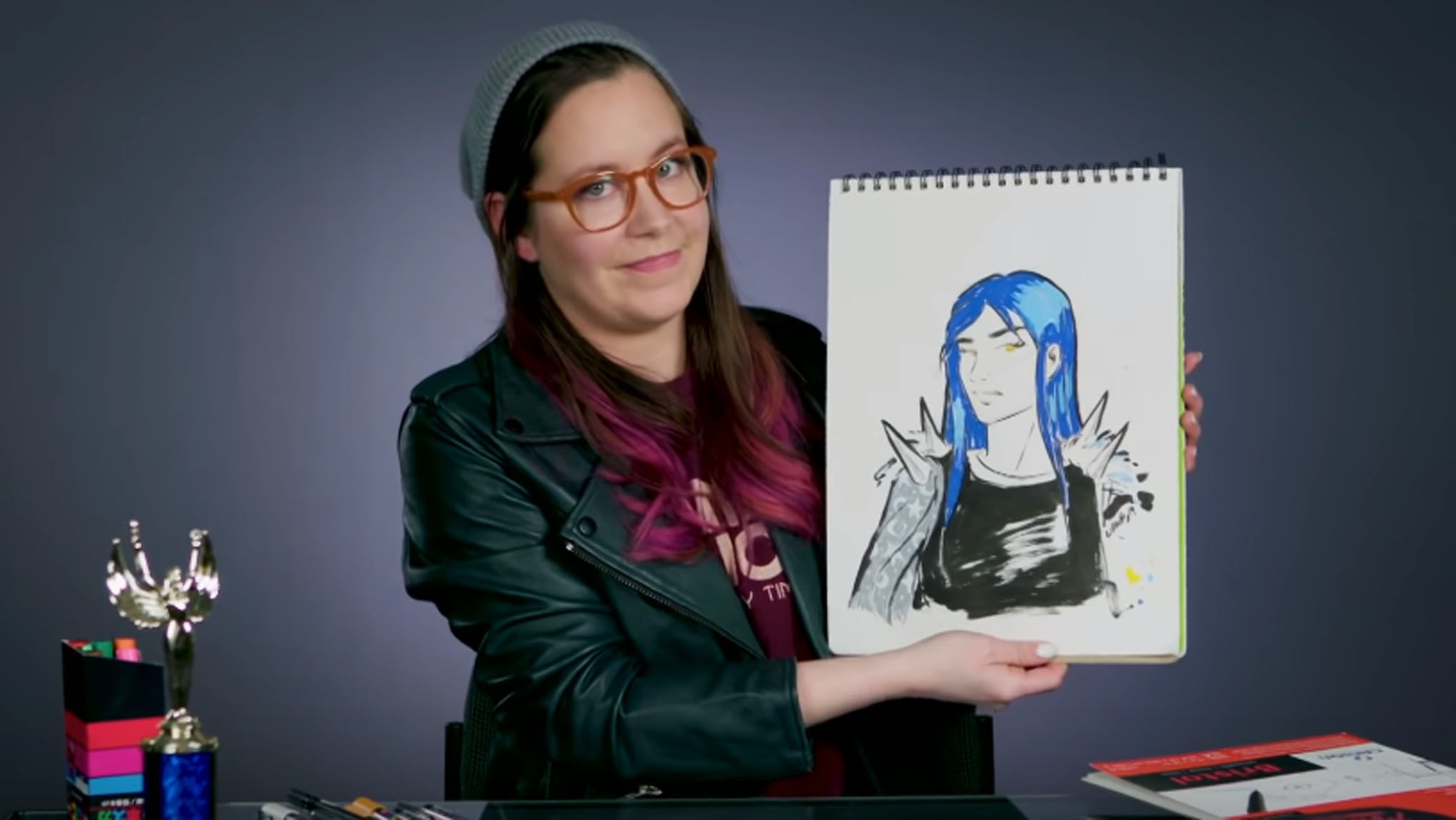 Artists Alley: Liana Kangas draws The Morrigan from She Said Destroy | SYFY  WIRE