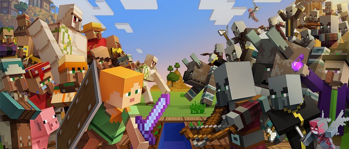 Minecraft character poster
