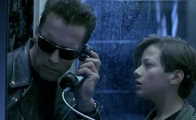 Terminator 2 phone booth