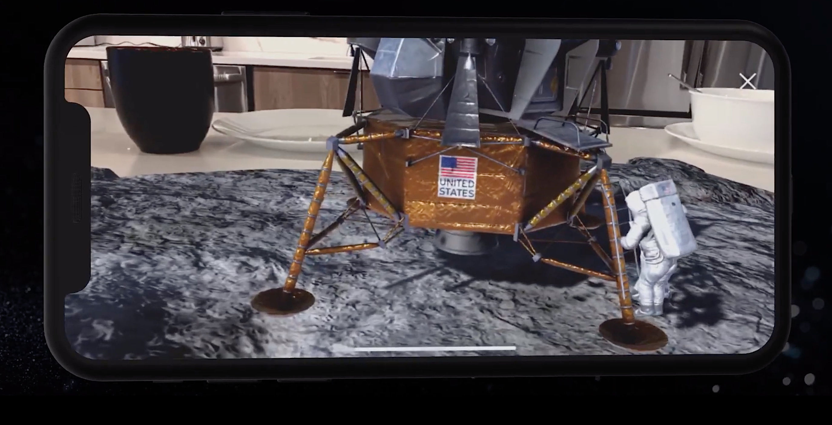 Moonshot mobile app recreates the Apollo 11 moon landing