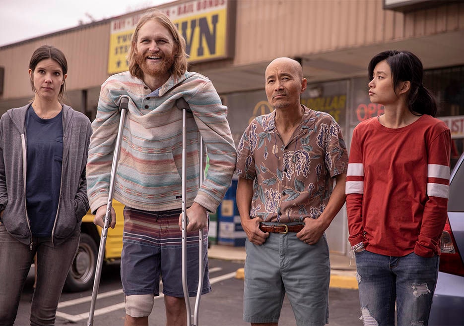 The cast of Lodge 49 on AMC