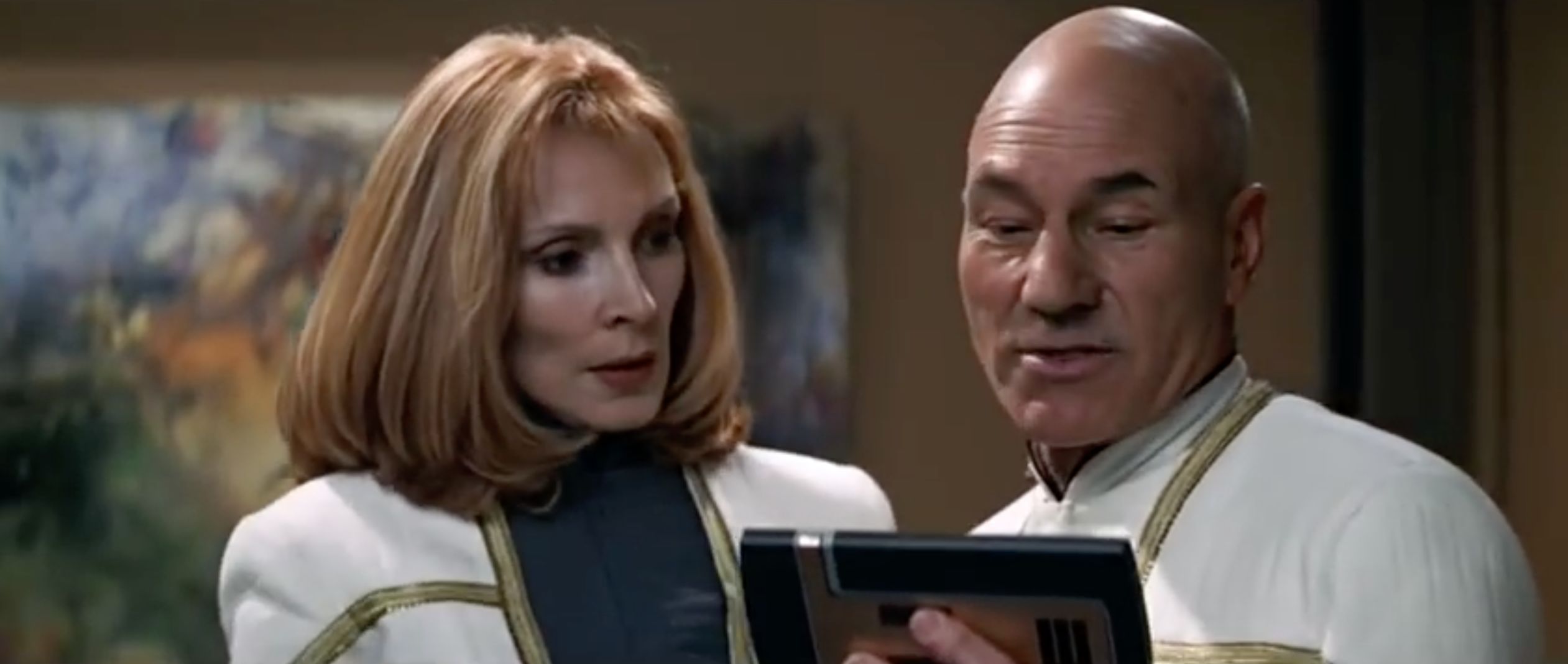 Jean-Luc and Beverly (Star Trek: Insurrection)