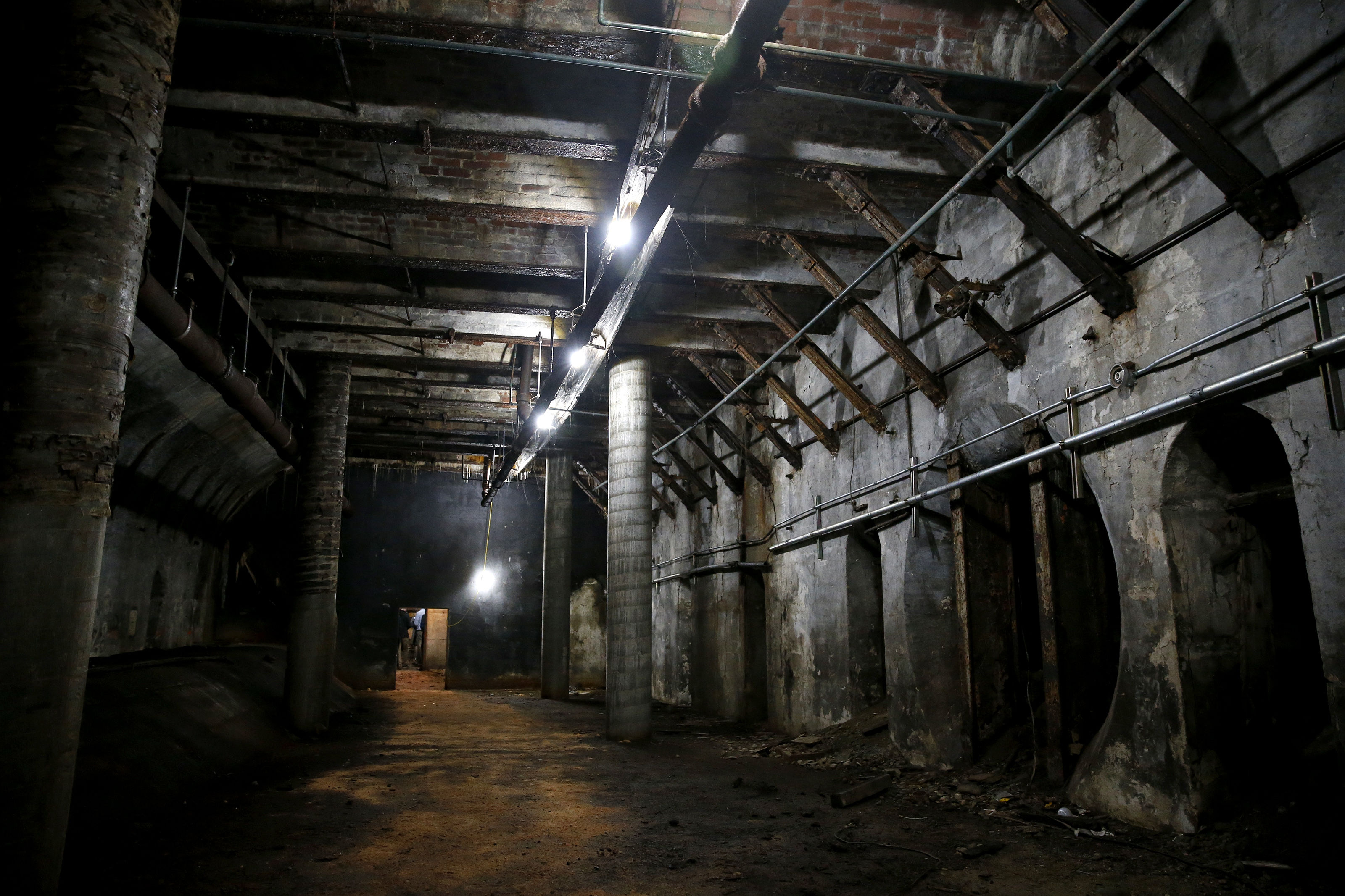 Creepy abandoned rail tunnel
