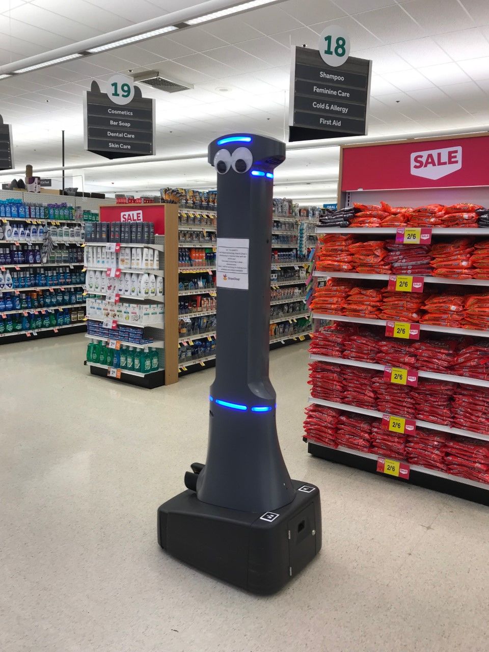 Marty Stop and Shop robot