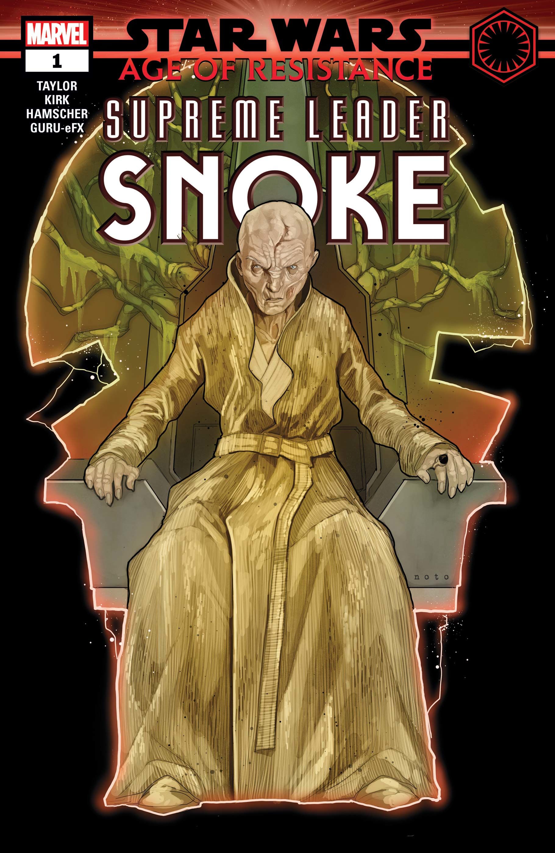 Supreme Leader Snoke one-shot cover