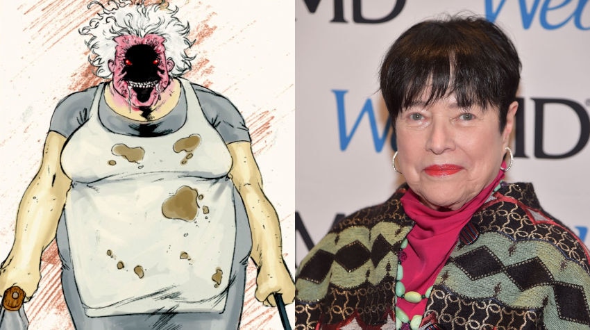 Kathy Bates as the Lunch Lady