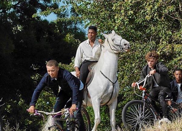 John Boyega on a horse