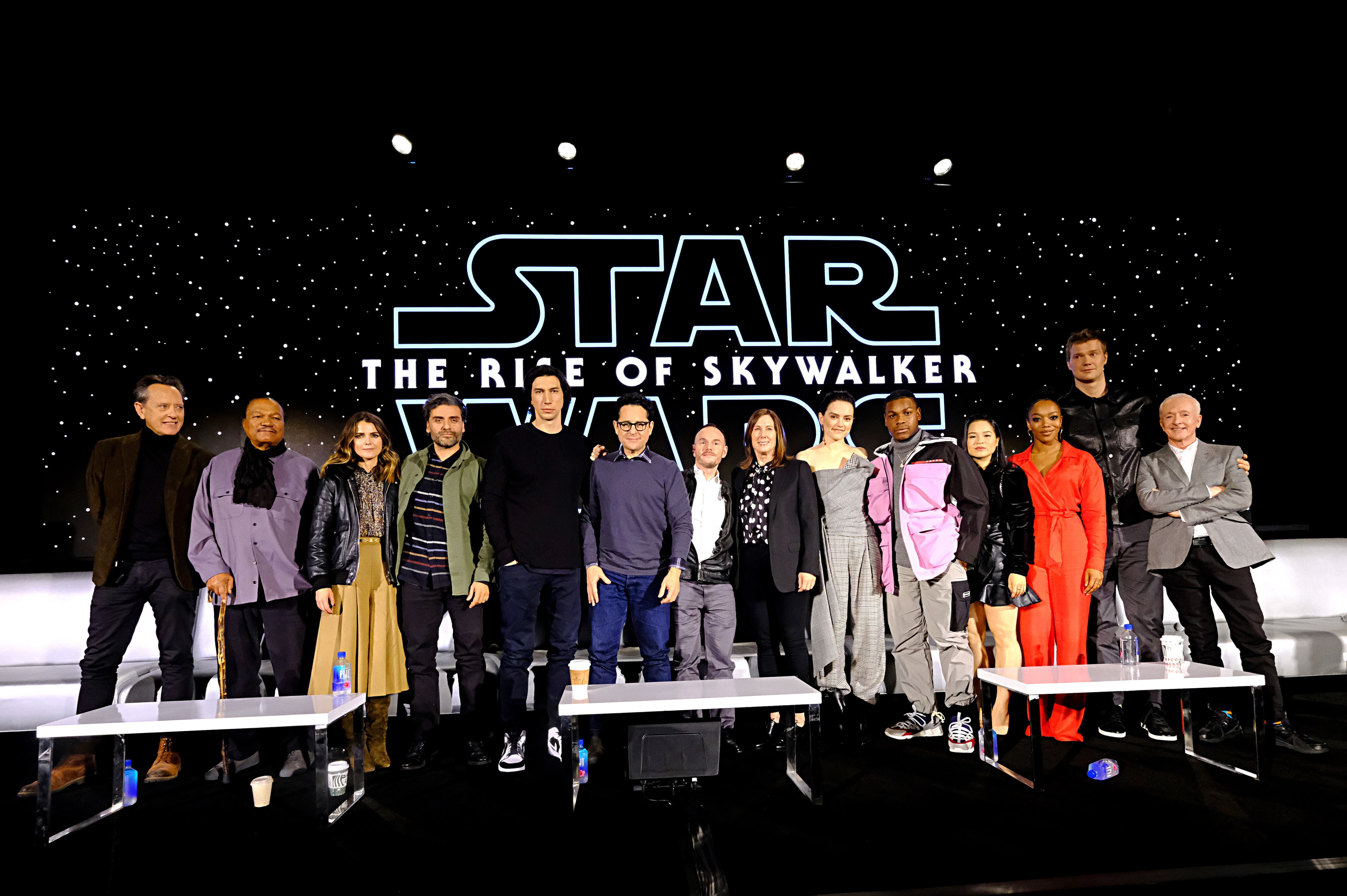 The Stars And Filmmakers Of Star Wars: The Rise Of Skywalker At The Global Press Conference