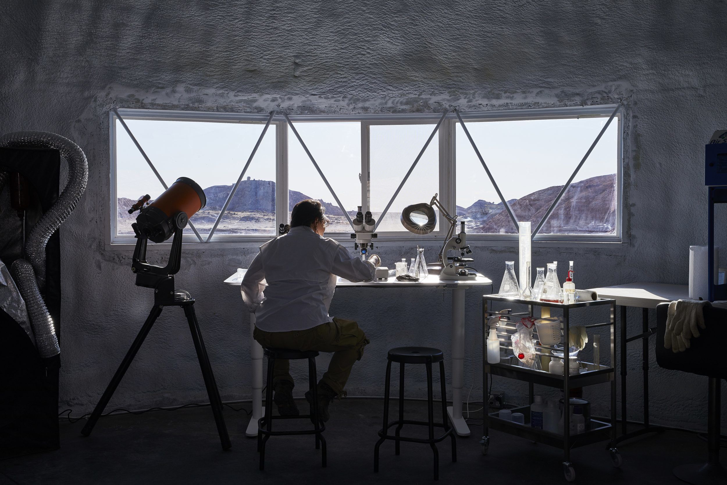IKEA furnishings inside the Mars Desert Research Station