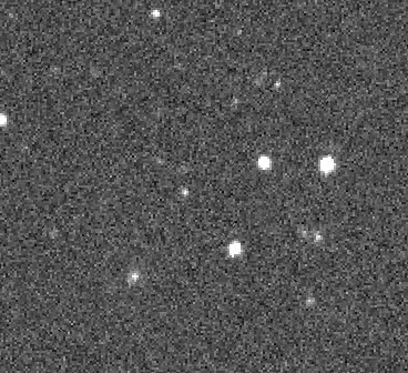 Animation of the discovery images of the Atira asteroid 2019 LF6 using the Zwicky Transient Facility show its motion against the background stars. Credit: ZTF/Caltech Optial Observatories