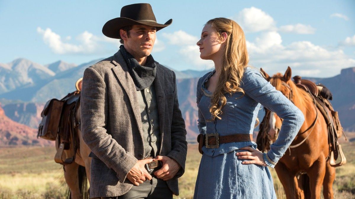 Teddy and Dolores in HBO's Westworld