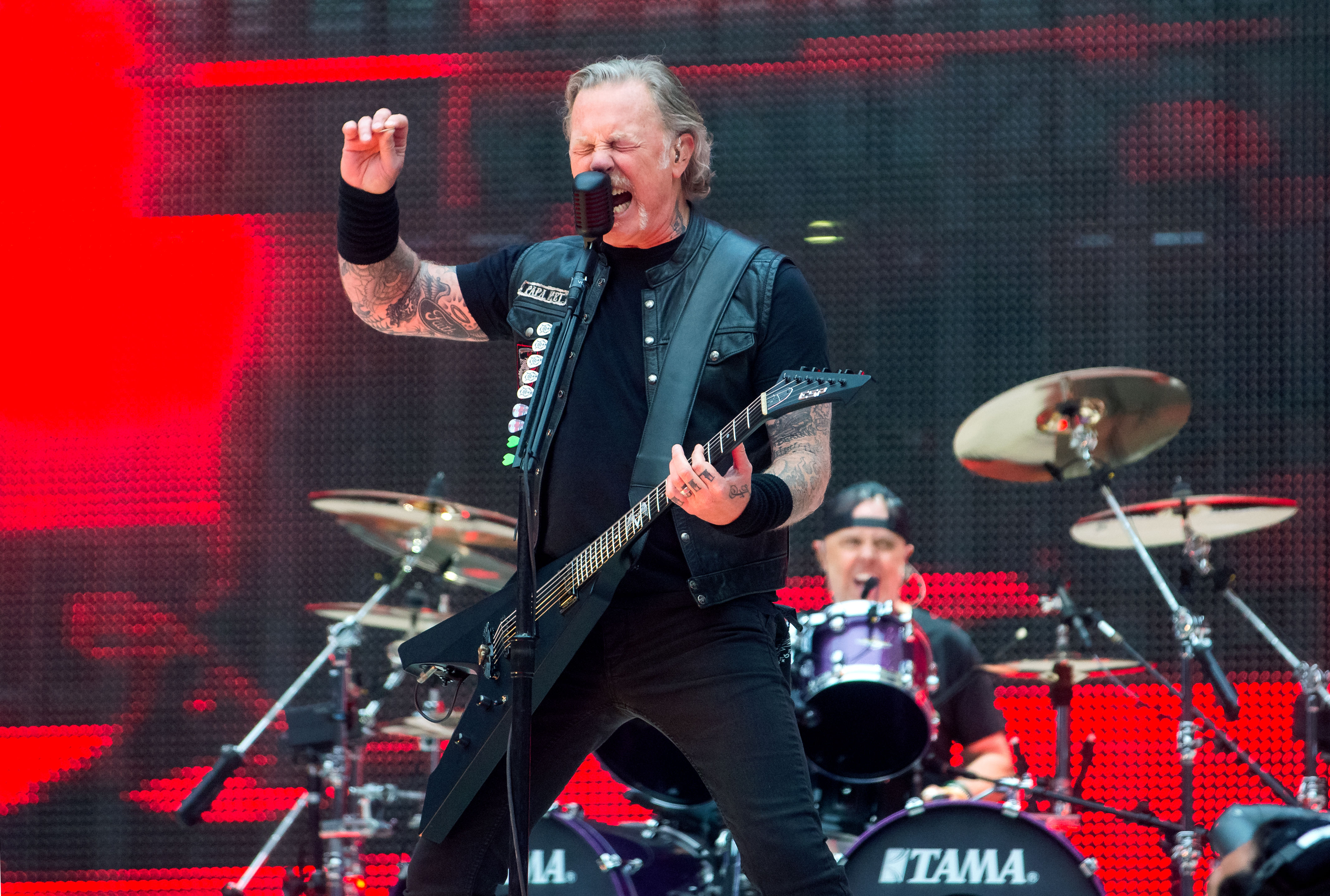 James Hetfield and Lars Ulrich of Metallica