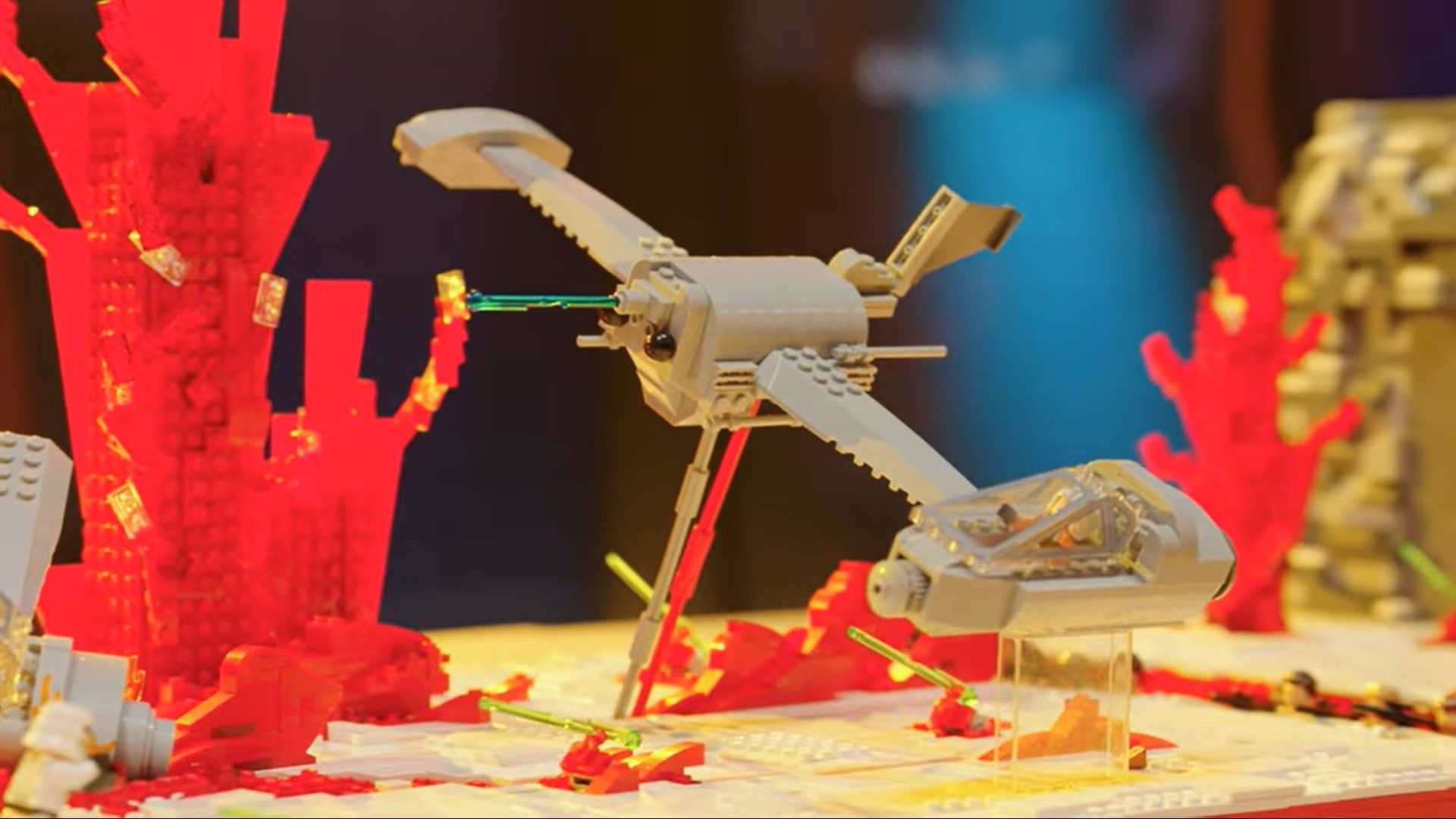 Battle of Crait Lego Masters
