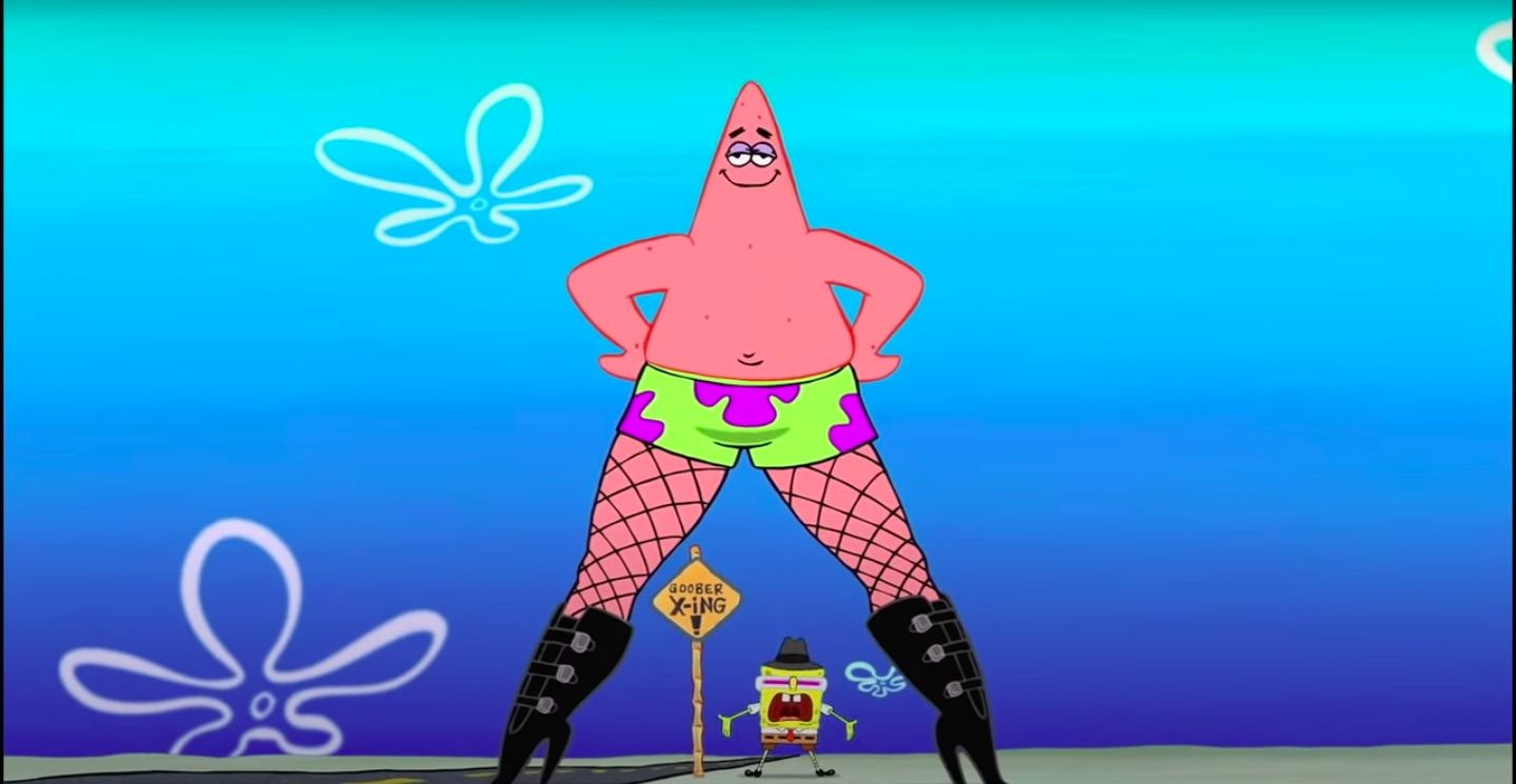 SpongeBob movie Patrick legs